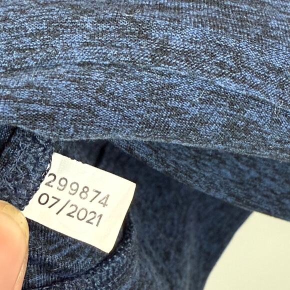 Outdoor Voices Hoodie Women's Medium Blue Cloudknit Stretch Long Sleeve Pullover - Picture 8 of 10